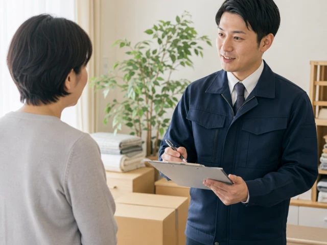 2. 訪問見積もりに対応しているのイメージ