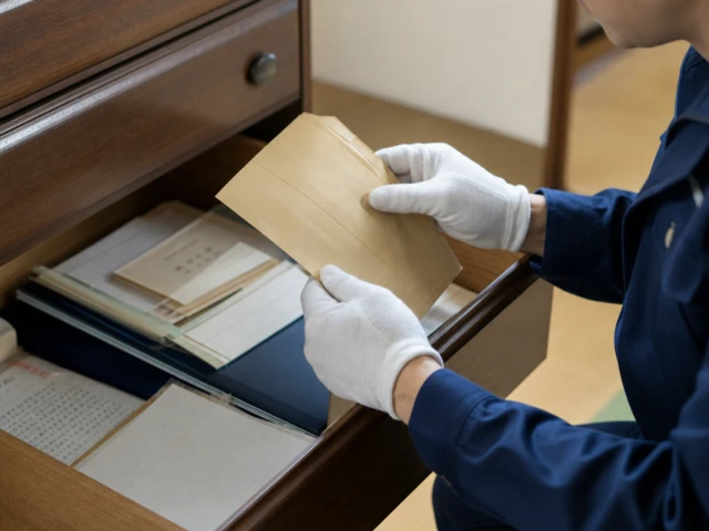 貴重品・重要書類の捜索のイメージ