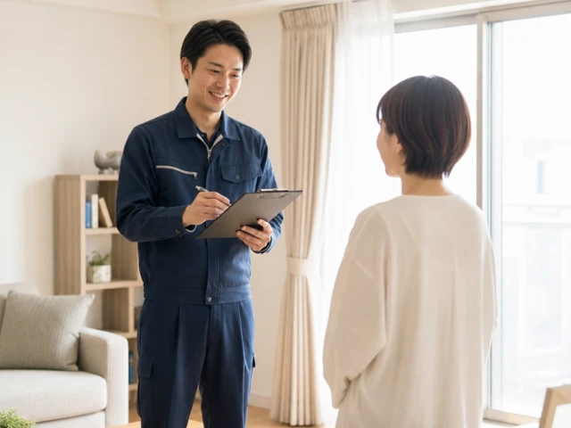 実例：2LDKの家財整理のイメージ
