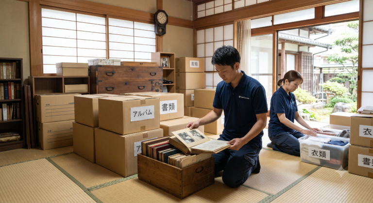 作業前_品物が多い状態でも、必要な物を確認しながら落ち着いて進めます。
