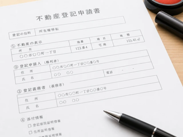3. 相続登記を行うのイメージ